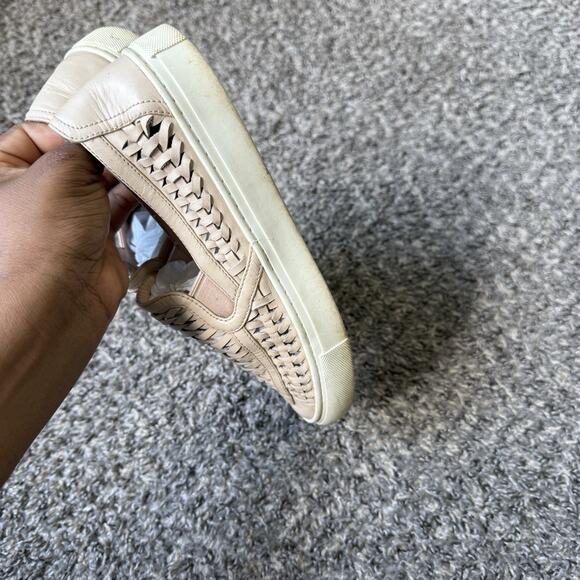 Tory Burch Huarache 2 Slip-On Sneakers Size 8 M Light Pink Leather Shoe Comfort - Picture 8 of 11
